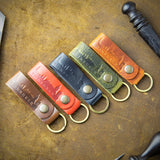 handmade leather key chain from Edinburgh