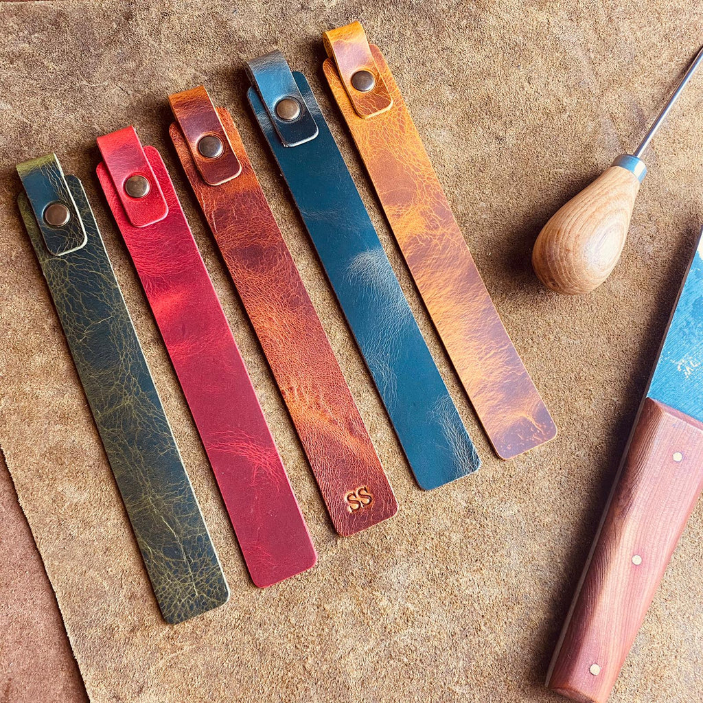 Leather - Colorful Engraved Bookmark with Tassel — MAYHEM MADE SIMPLE