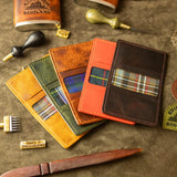 Tartan Lined 5-Slot Card Holder