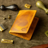 Tartan Lined 5-Slot Card Holder