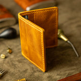 Tartan Lined 5-Slot Card Holder