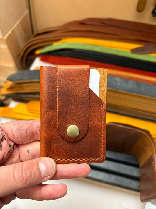 Minimalist Card Holder Workshop After Six - Handcrafted Leather Goods Minimalist Card Holder Workshop After Six - Handcrafted Leather Goods