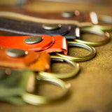 handmade leather key chain