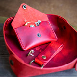 women's leather jewellery purse 