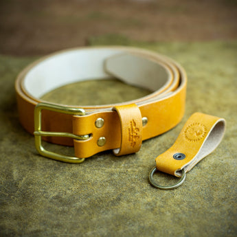 handcrafted leather belt