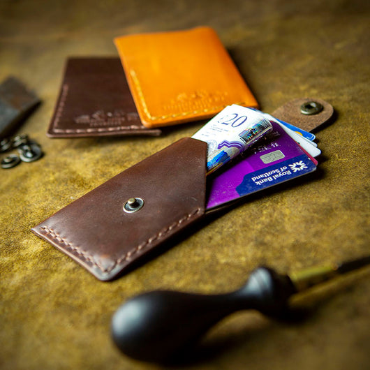 Minimalist Card Holder – Workshop After Six - Handcrafted Leather Goods