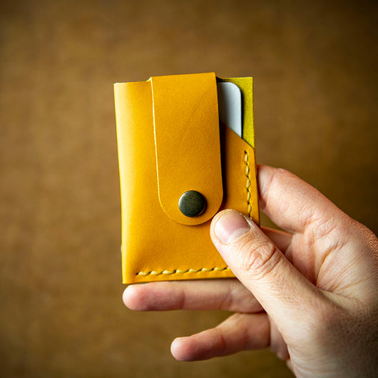 Minimalist Card Holder – Workshop After Six - Handcrafted Leather Goods