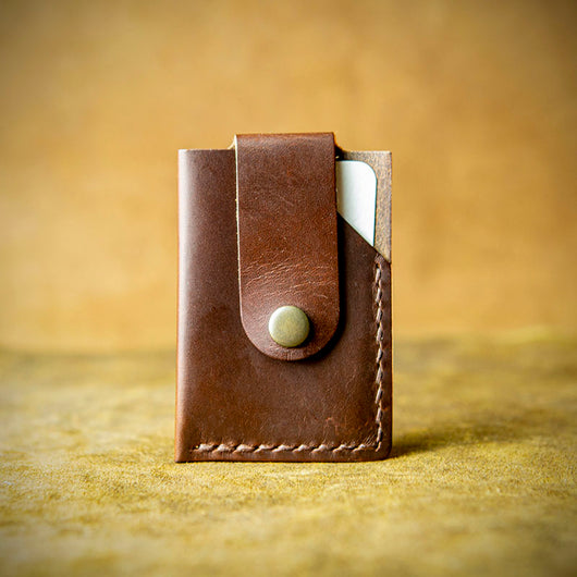 Minimalist Card Holder – Workshop After Six - Handcrafted Leather Goods