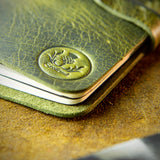 green leather moleskine cover from scotland