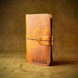 handcrafted full grain leather moleskine notebook cover from edinburgh